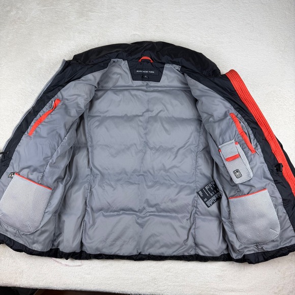 Marc New York Down Puffer Jacket Black Winter Quilted Zip Pockets‎ Men's Medium - Picture 8 of 15